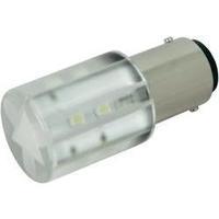 LED bulb BA15d Cold white 24 Vdc, 24 Vac 1400 mcd CML