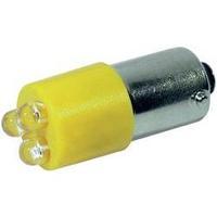 led bulb ba9s yellow 24 vdc 24 vac 340 mcd cml