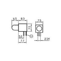 led component 1x red green w x h x d 7 x 75 x 83 mm signal construct d ...