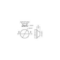 LED optics Water clear Transparent 30 ° No. of LEDs (max.): 1 Broadcom ASMT-M030