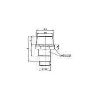 LED socket Acrylonitrile butadiene styrene, Polycarbonate (PC), Rubber Suitable for LED 5 mm Screw fixing SCI R9-107