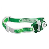 led lenser seo3 head lamp green