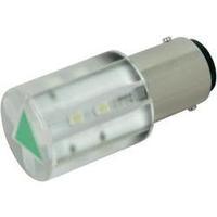 LED bulb BA15d Green 230 Vac 280 mcd CML