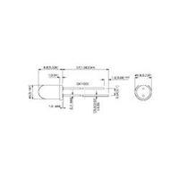 led wired blue circular 5 mm 1000 mcd 16 20 ma 33 v kingbright l 7113p ...