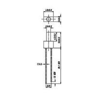 led wired yellow cylindrical 2 mm 50 mcd 130 20 ma 2 v everlight opto  ...