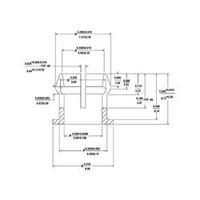 LED socket PVC Suitable for LED 5 mm Snap-in fixing Broadcom HLMP-0103