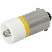 LED bulb BA9s Yellow 24 Vdc, 24 Vac 900 mcd CML