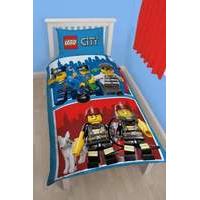 Lego City Heroes Single Panel Duvet Set