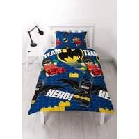 lego batman movie hero single rotary duvet homeware