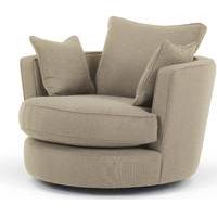 leon swivel love seat mink grey