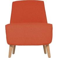 Leo Accent Chair, Retro Orange