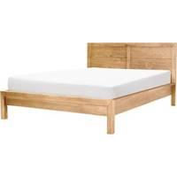 Ledger Double Bed, Oak