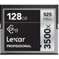 lexar 128gb 3500x 525mbsec professional cfast 20 card