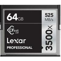 lexar 64gb 3500x 525mbsec professional cfast 20 card