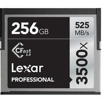 lexar 256gb 3500x 525mbsec professional cfast 20 card