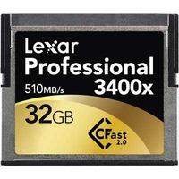 Lexar 32GB 3500x (525MB/Sec) Professional CFast 2.0 Card