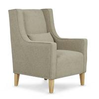 leven armchair and footstool sage