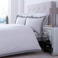 Lexington Grey & White King Size Bed Cover Set