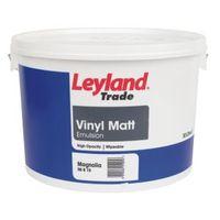 Leyland Trade Magnolia Matt Emulsion Paint 10L