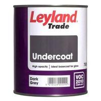 Leyland Trade Dark Grey Matt Undercoat 750ml Tin