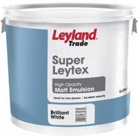 Leyland White Matt Emulsion Paint 15L