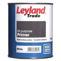 Leyland Trade White Matt Primer 750ml Tin