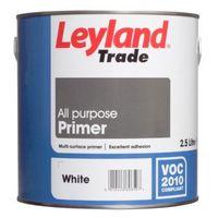 Leyland Trade White Matt Primer 2.5L Tin