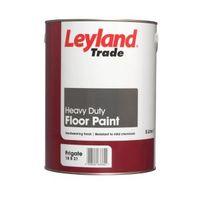 Leyland Trade Heavy Duty Frigate Grey Satin Floor Paint 5L