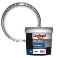 Leyland Trade White Damp Block Paint 2.5L