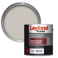 leyland trade nimbus grey satin floor tile paint