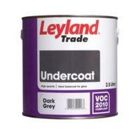 leyland trade dark grey metal wood primer undercoat 25l