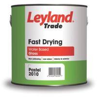leyland trade interior exterior white gloss wood metal paint 25l