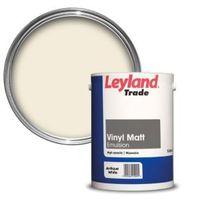 Leyland Trade Antique White Smooth Matt Emulsion Paint 5L