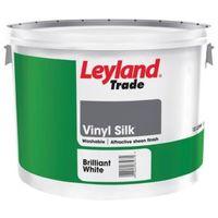 Leyland White Silk Emulsion Paint 10L