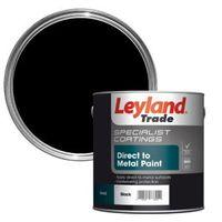 Leyland Trade Specialist Black Semi-Gloss Metal Paint 2.5L