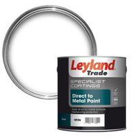 Leyland Trade Specialist White Semi-Gloss Metal Paint 750ml