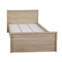 Lexington Oak Finish Bed Frame - Single