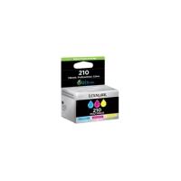 lexmark 210 ink cartridge cyan magenta yellow