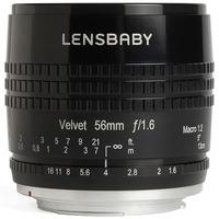 Lensbaby Velvet 56mm f1.6 Lens - Sony A Fit - Black