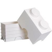 LEGO Storage Brick Box 1 x 2 (white)