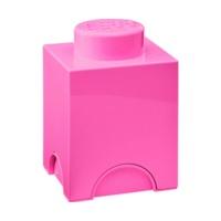 lego storage box 1 x 1 pink