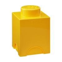 lego storage box 1 x 1 yellow