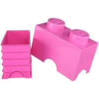 lego storage box 1 x 2 pink