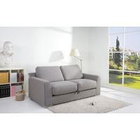 leader lifestyle paris grey versatile peppered fabric sofa bed