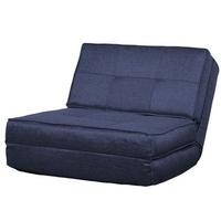 leader lifestyle levi blue modern fabric chair bed