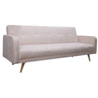 Leader Lifestyle Kyoto Beige Delicate Fabric Sofa Bed