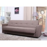 leader lifestyle jensen brown with storage autumn fabric sofa bed