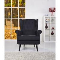 Leader Lifestyle Monroe Black Armchair