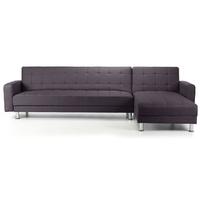 leader lifestyle spencer willow grey corner sofa bed with interchangin ...