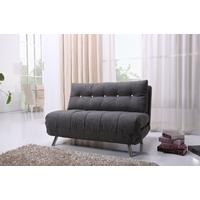 Leader Lifestyle Romeo Grey Modern Pebble Fabric Sofa Bed
